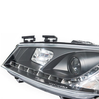Scheinwerfer Halogen Schwarz passend für RENAULT MEGANE II 2003-heute