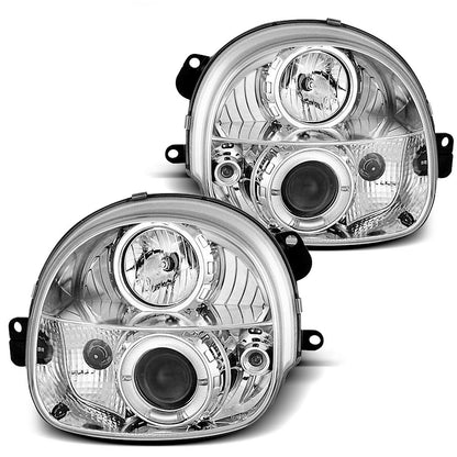 Scheinwerfer Renault Twingo 03.93-09.98 Angel Eyes Chrom