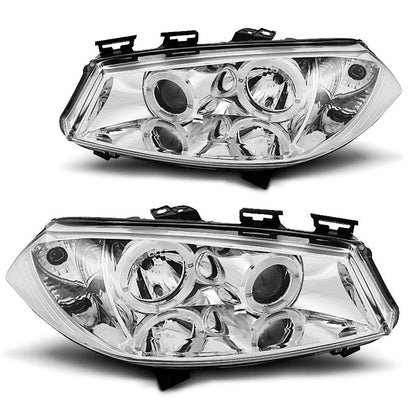 Scheinwerfer Renault Megane II 11.02-12.05 Angel Eyes Chrom