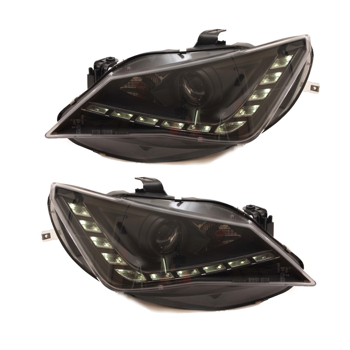 Scheinwerfer Halogen Schwarz passend für SEAT IBIZA IV (6J) 2013-2017