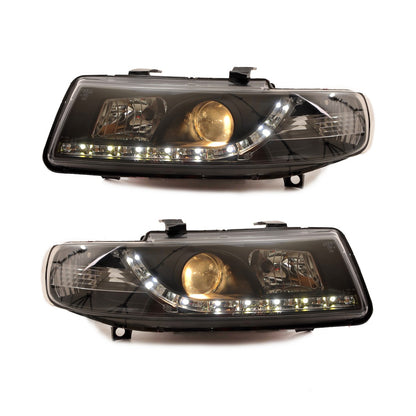 Scheinwerfer Halogen Schwarz passend für SEAT Leon 1M1 Toledo 1M2 1999-2005