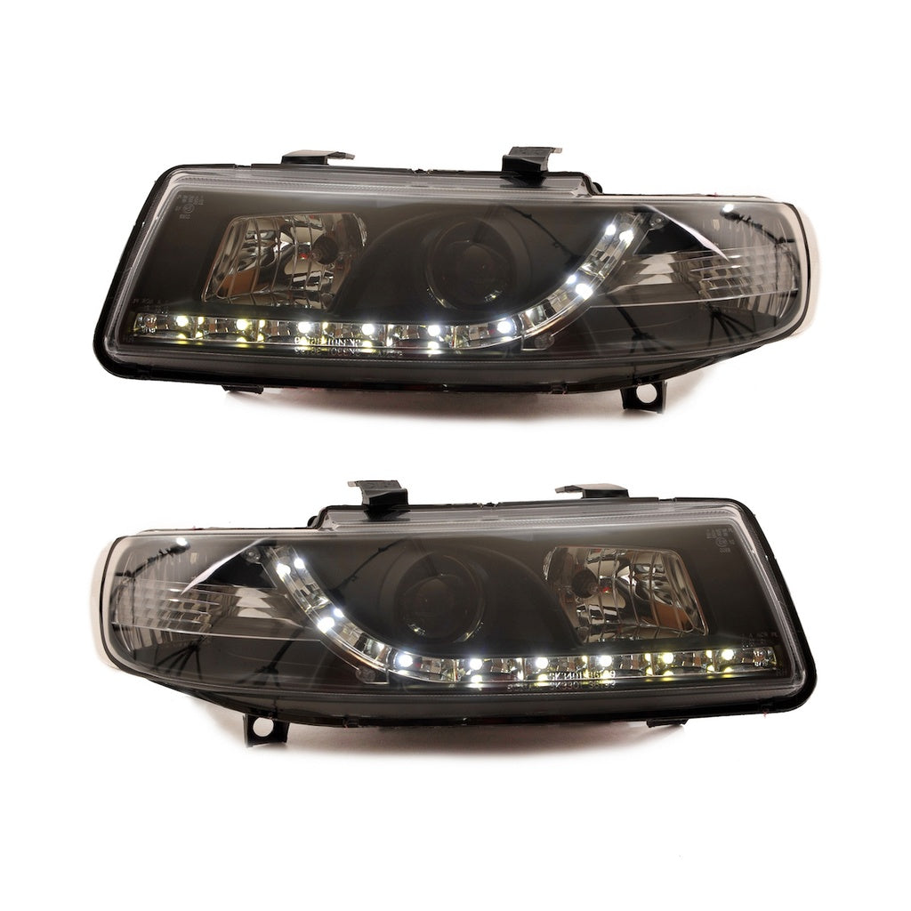 Scheinwerfer Halogen Schwarz passend für SEAT TOLEDO II Limousine (1M2) und LEON (1M1) 1999-2005