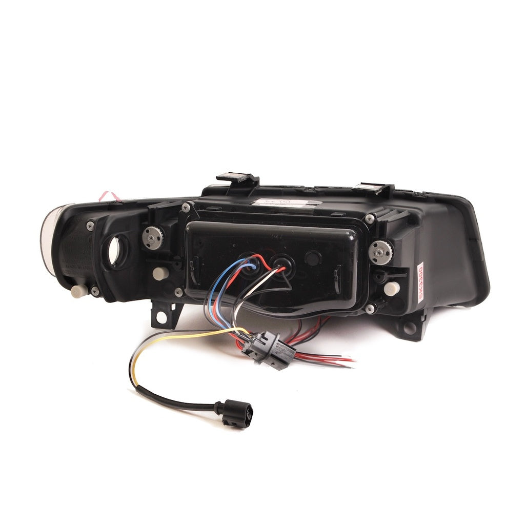 Scheinwerfer Halogen Schwarz passend für SEAT TOLEDO II Limousine (1M2) und LEON (1M1) 1999-2005