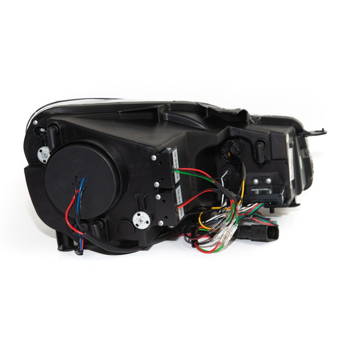 Halogen Rot Schwarz Tagfahrlicht Scheinwerfer passend für VW Golf VI 2009-2013