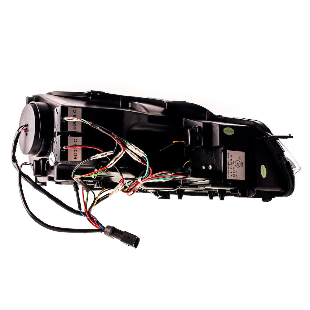 Schwarze Halogen-Scheinwerfer mit Tagfahrlicht passend für VW Golf VI 2008-2013