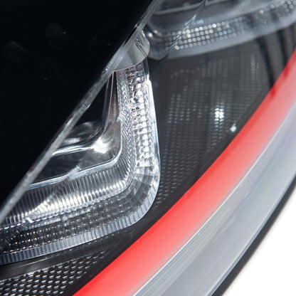 Halogen Rot Schwarz DRL Scheinwerfer passend für VW Golf VII 2012-2021