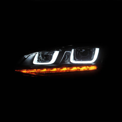 LED Dynamische Chrom Scheinwerfer passend für VW Golf 7 2012-2017