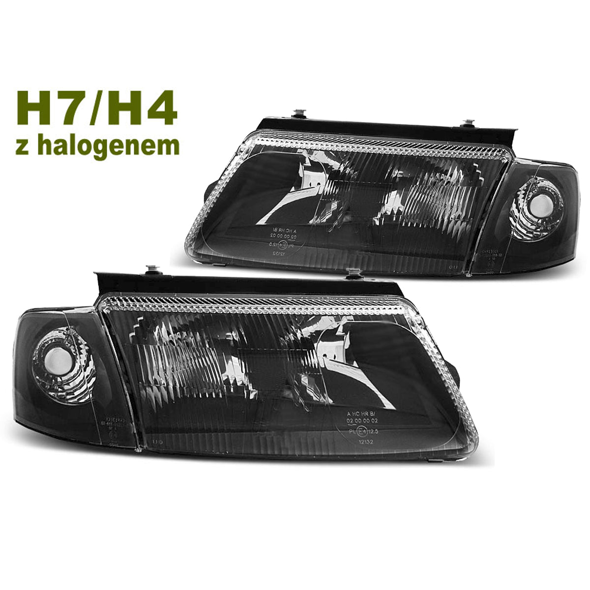 Scheinwerfer Schwarz passend für VW Passat B5 3B 11.96-08.00