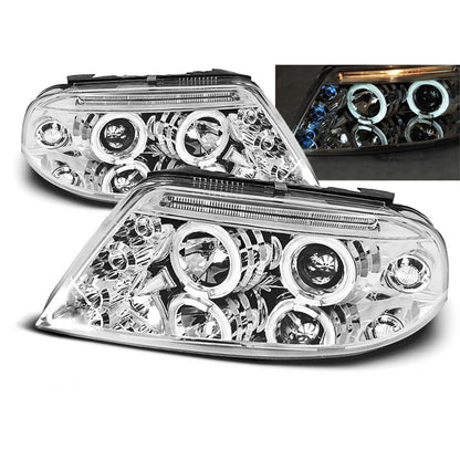 Scheinwerfer Angel Eyes Chrom passend für VW Passat 3BG 09.00-03.05