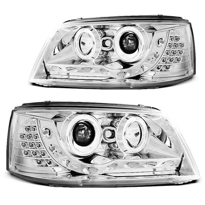 Scheinwerfer Tagfahrlicht Chrom passend für VW T5 04.03-08.09