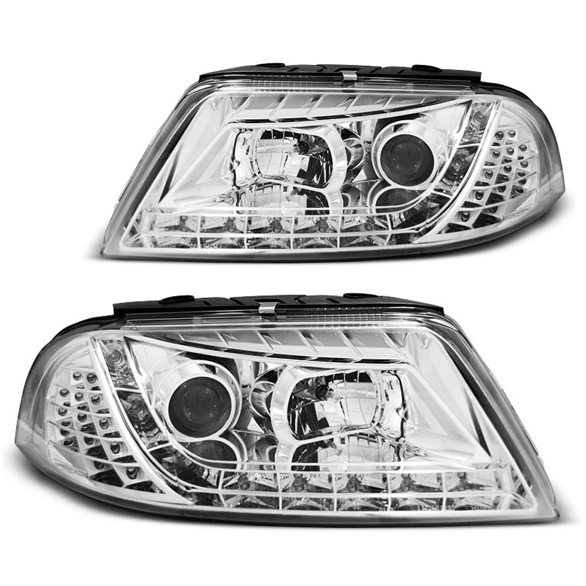 Scheinwerfer Daylight Chrom passend für VW Passat 3BG B5 FL 09.00-03.05