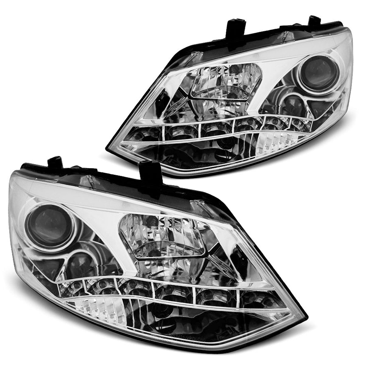 Scheinwerfer True DRL Chrom passend für VW Polo 6R 09-03.14