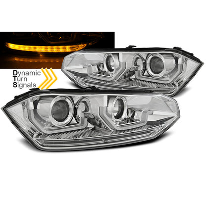 Scheinwerfer VW Polo VI 2G 17-21 SEQ LED Chrom