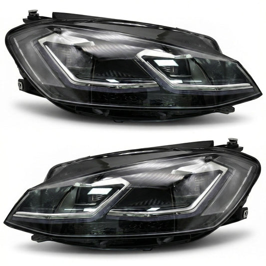 Voll-LED Scheinwerfer mit Chromleiste passend für VW Golf VII 2013-2017