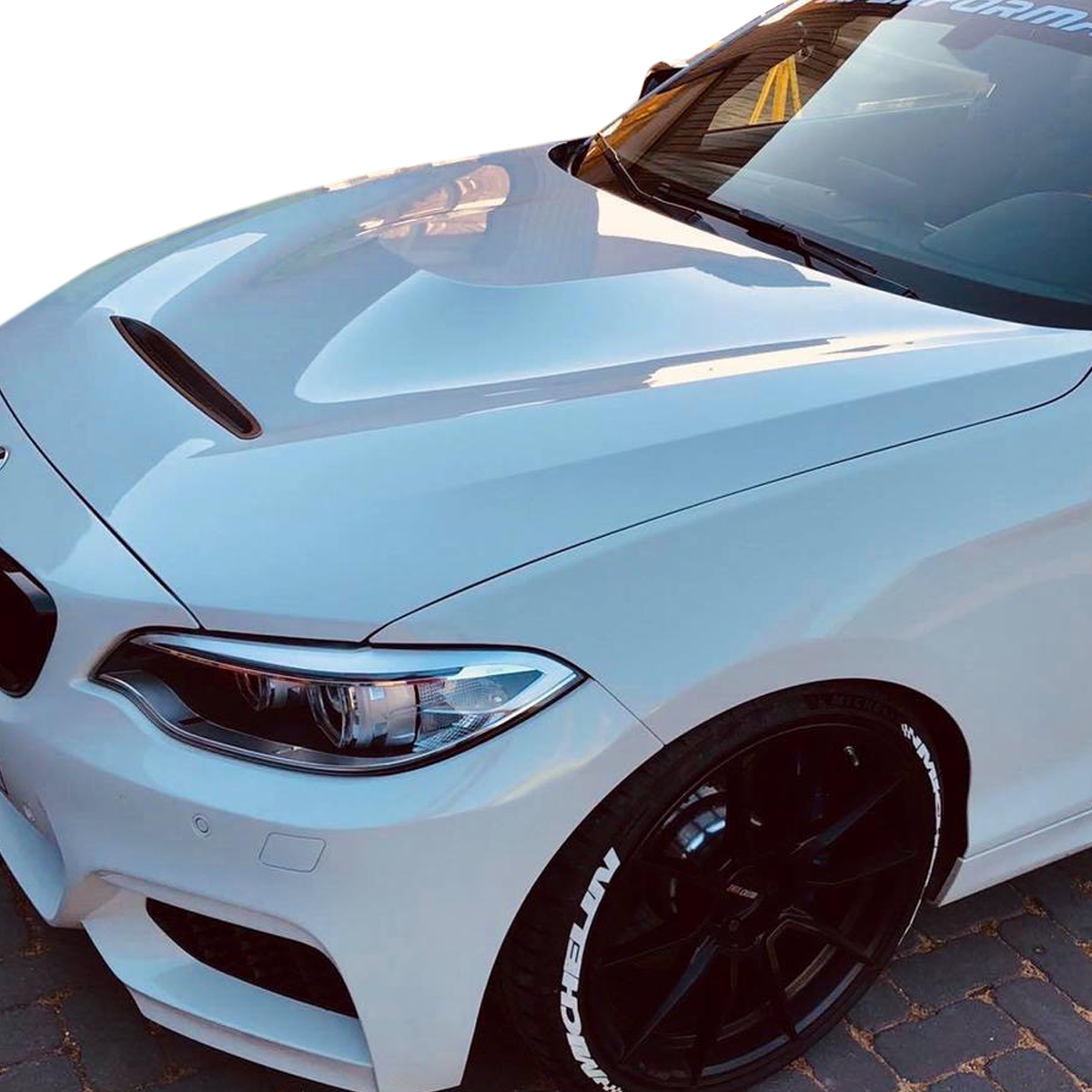 Stahlhaube mit Luftauslass passend für BMW 1 & 2er F20 F22 F87 2011-2019