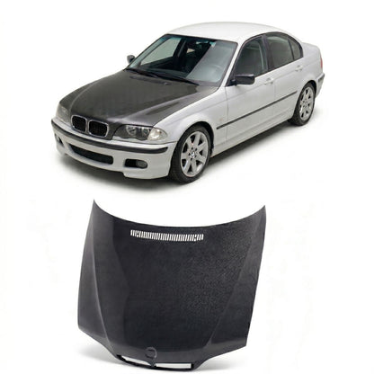 Motorhaube Sport Carbonfaser passend für BMW 3er E46 Limousine Touring 98-01