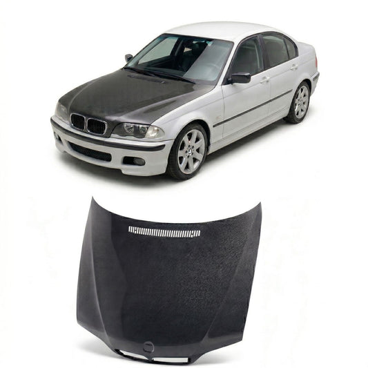 Motorhaube Sport Carbonfaser passend für BMW 3er E46 Limousine Touring 98-01