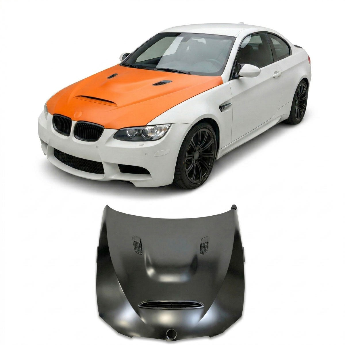 Aluminium Motorhaube mit Luftauslass passend für BMW M3 E92 E93 2006-2013