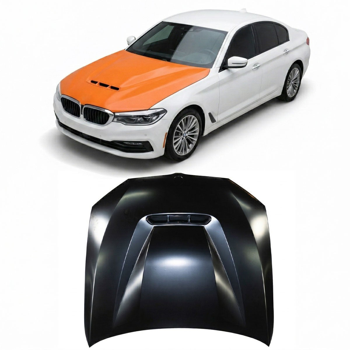 Aluminium Haube passend für BMW 5er G30 G31 2016-2023