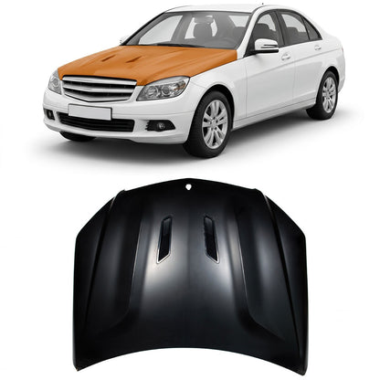 Aluminiumhaube passend für Mercedes C-Klasse W204 2007-2011