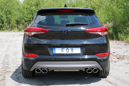 Hyundai Tucson TLE 4x2 & 4x4 Endschalldämpfer Ausgang rechts/links - 2x115x85 Typ 38 rechts/links