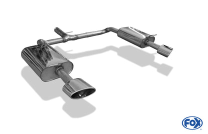 Kia Optima TF Endschalldämpfer rechts/links - 160x90 Typ 38 rechts/links