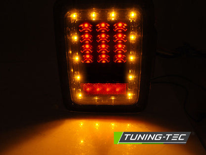 Tuning-Tec Voll LED Rückleuchten für Chrysler Jeep Wrangler JK 07-18 schwarz