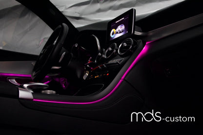 Mercedes GLC X253 Ambientebeleuchtung Nachrüstsatz | 0-64 Farben Nachrüstsatz