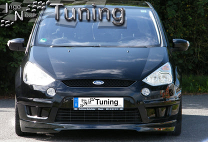 Frontspoiler ABS Ford S-Max Bj.:2006-2010 Schwarz Glanz