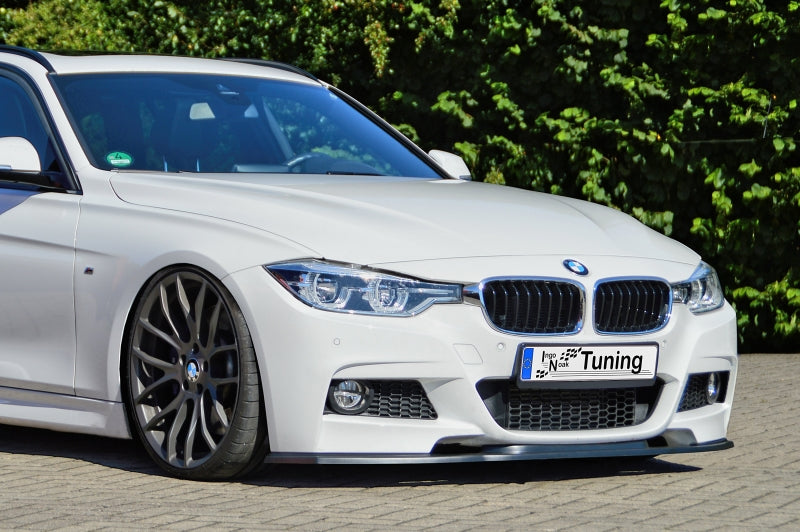 CUP Frontspoilerlippe ABS BMW 3er F30/F31 inkl. Facelift Schwarz Glanz