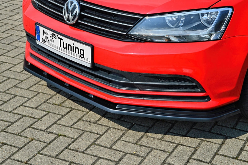 CUP Frontspoilerlippe ABS Volkswagen Jetta 6, Typ. 16 Schwarz Glanz