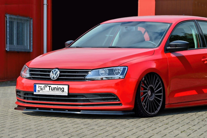 CUP Frontspoilerlippe ABS Volkswagen Jetta 6, Typ. 16 ab Bj.: 2014- Schwarz Matt