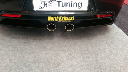 Heckansatz 2 tlg Volkswagen Golf 6R, Typ 1K Bj.: 2009-2013 Schwarz Matt