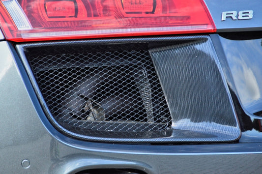 Luftauslässe hinten Audi R8, 42 Bj.: 2006-2015 Schwarz Matt
