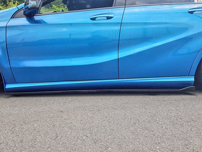 CUP 3 Seitenschweller BMW X6, F16 Ab Bj.: 2014 - Schwarz Glanz