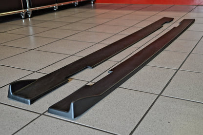 CUP 3 Seitenschweller BMW X3, F25 Ab Bj.: 2010 - Schwarz Matt