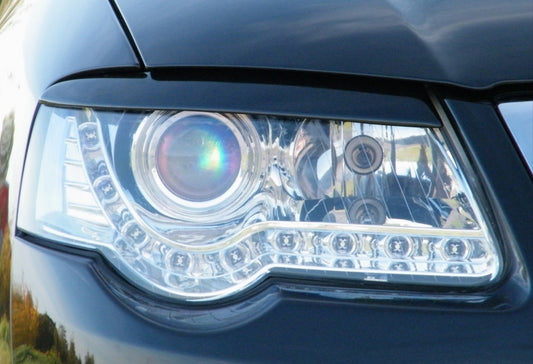 Scheinwerferblenden Volkswagen Passat 3C, B6 Bj.: 2005-2010 Schwarz Matt