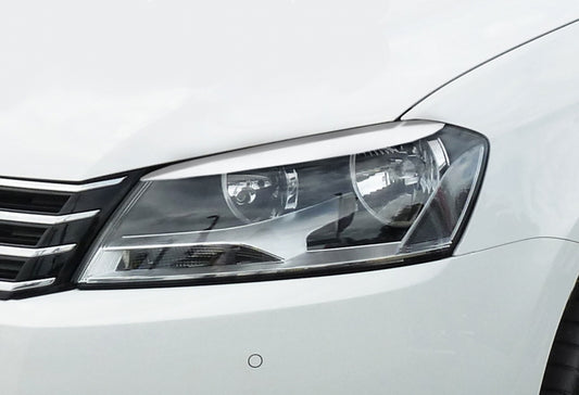 Scheinwerferblenden Volkswagen Passat 3C, B7 ab Bj.: 2010- Schwarz Matt