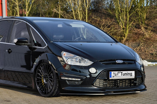 CUP Frontspoilerlippe ABS Ford S-Max Bj.: 2010-2014 Schwarz Matt