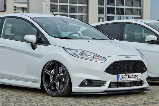 CUP Frontspoilerlippe ABS Ford Fiesta ST, Typ: JA8 ab Bj.: 2013- Schwarz Glanz