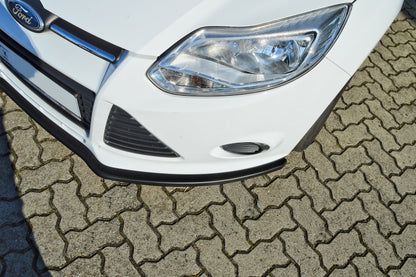 CUP Frontspoilerlippe ABS Ford Focus, DYB Bj.: 2010-2014 Schwarz Glanz