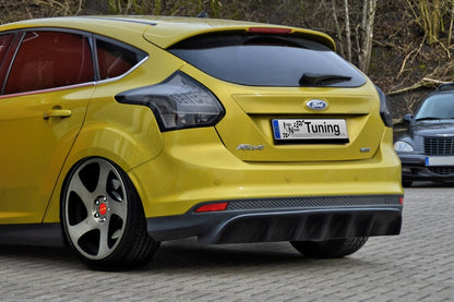 Heckansatz Heckdiffusor Ford Focus, DYB Bj.: 2010-2014 Schwarz Matt