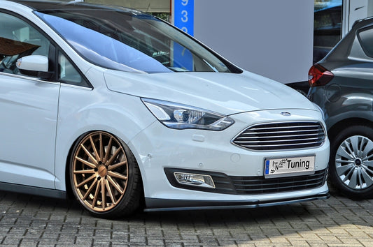 CUP Frontspoilerlippe ABS Ford C-Max ab Bj.: 2015- Schwarz Matt