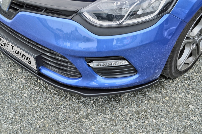 CUP Frontspoilerlippe ABS Renault Clio 4, GT + GT-Line Schwarz Glanz