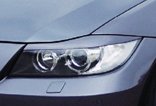 Scheinwerferblenden BMW 3er E90/E91 Facelift Bj.: 09/2008- Schwarz Matt