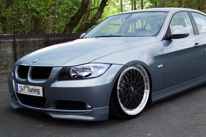 Frontspoilerecken Satz ABS BMW 3er E90/E91 Bj.: 2005-2008 Schwarz Glanz