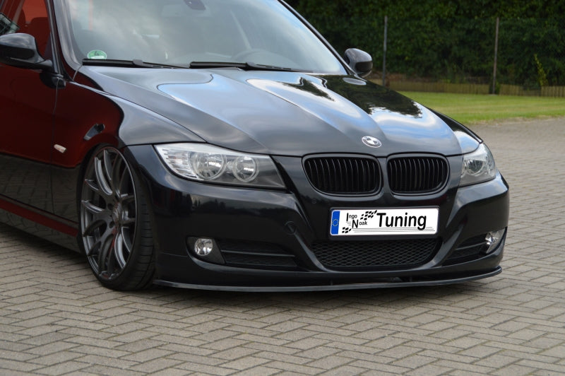 CUP Frontspoilerlippe ABS BMW 3er E90/E91 Facelift Bj.: 09/2008- Schwarz Glanz