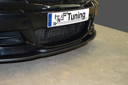 CUP Frontspoilerlippe ABS BMW 1er E82//88 Bj.: 2007-2013 Schwarz Matt