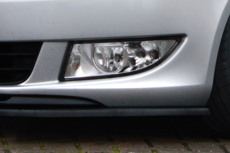 CUP Frontspoilerlippe ABS Skoda Fabia II Facelift Bj.: 2010-2014 Schwarz Matt