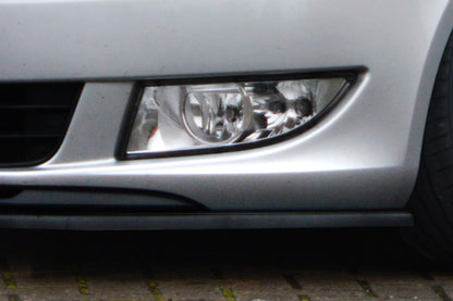 CUP Frontspoilerlippe ABS Skoda Fabia II Facelift Bj.: 2010-2014 Schwarz Matt